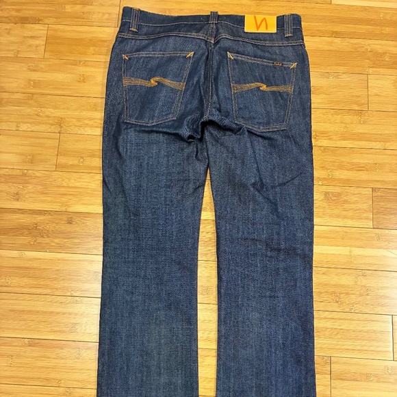 NUDIE Men Jeans NJ1489 Slim Jim Dry. Broken Twill 100% Cotton Size 34 X 34 - Picture 3 of 7